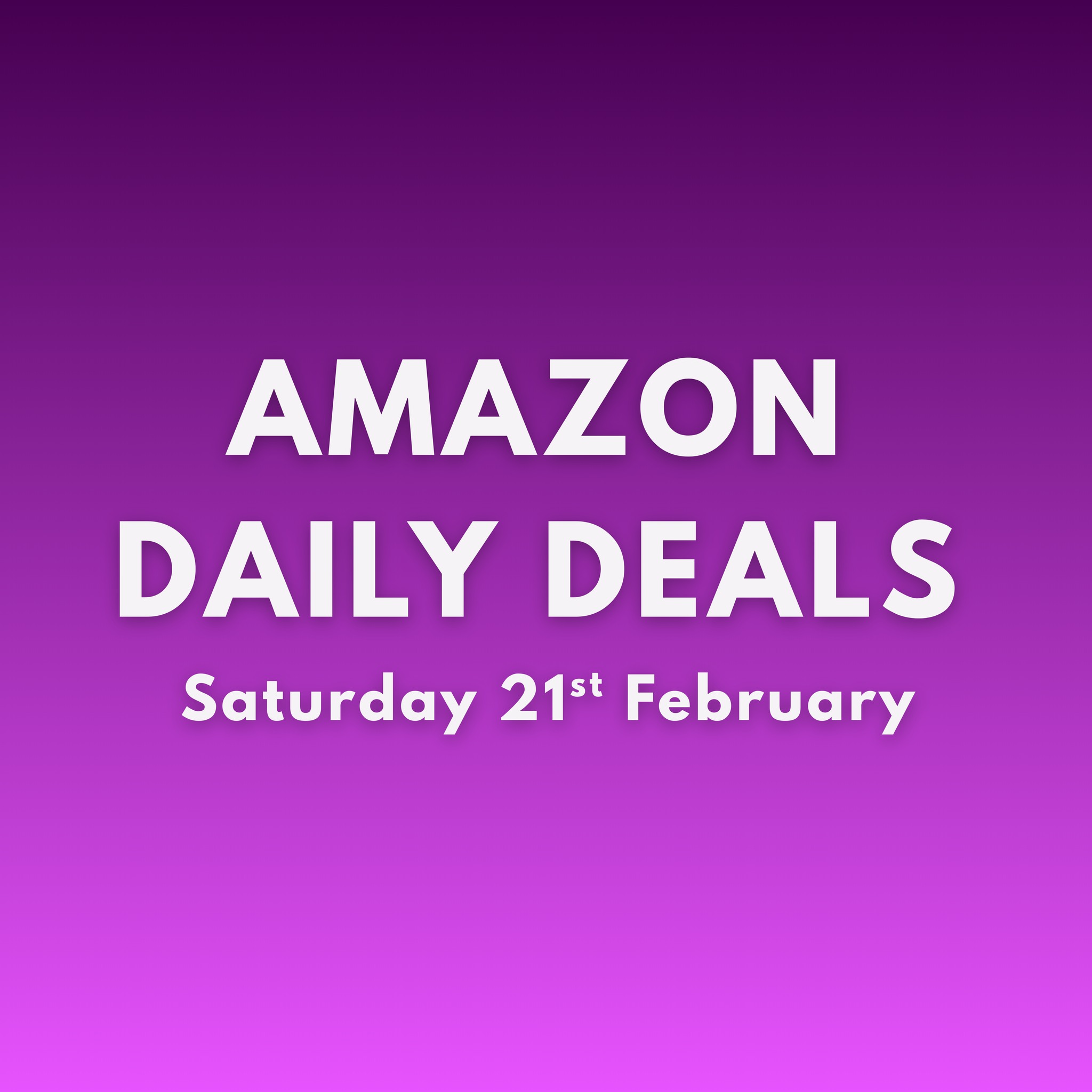 UK Deal Tracker Facebook ad: AD / DAILY DEALS WE LOVE from Amazon…