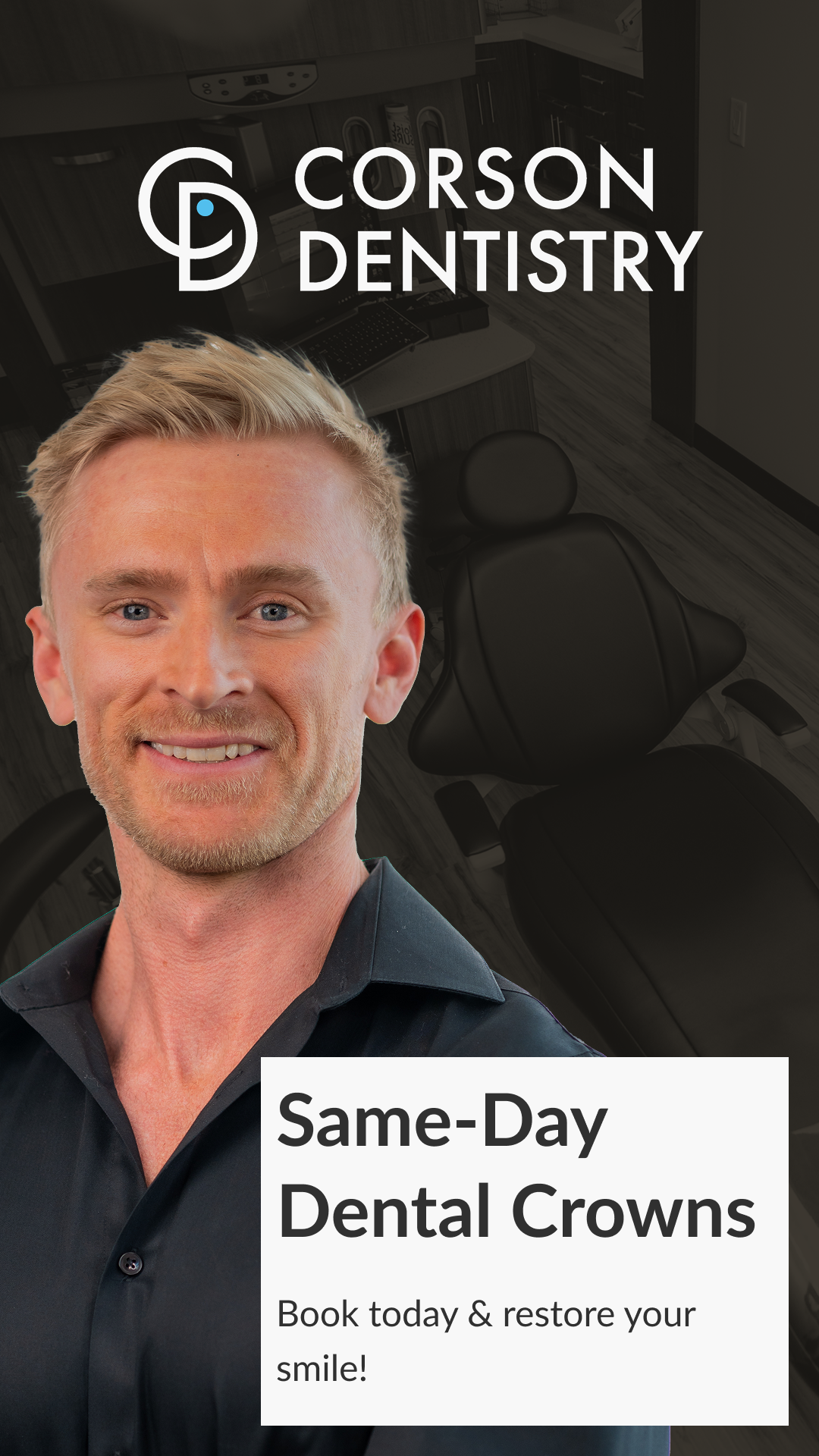 Corson Dentistry Facebook ad from Nov 20, 2025