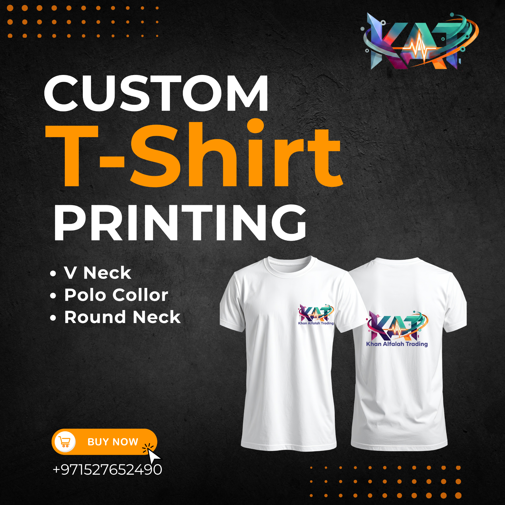 Khan Alfalah Trading Facebook ad: Custom Shirts & Promotional Gifts for UAE Businesses