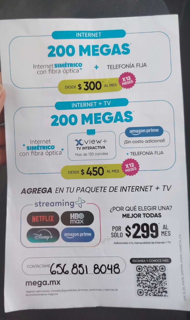 Luna Mega Facebook ad: Contrata con $100