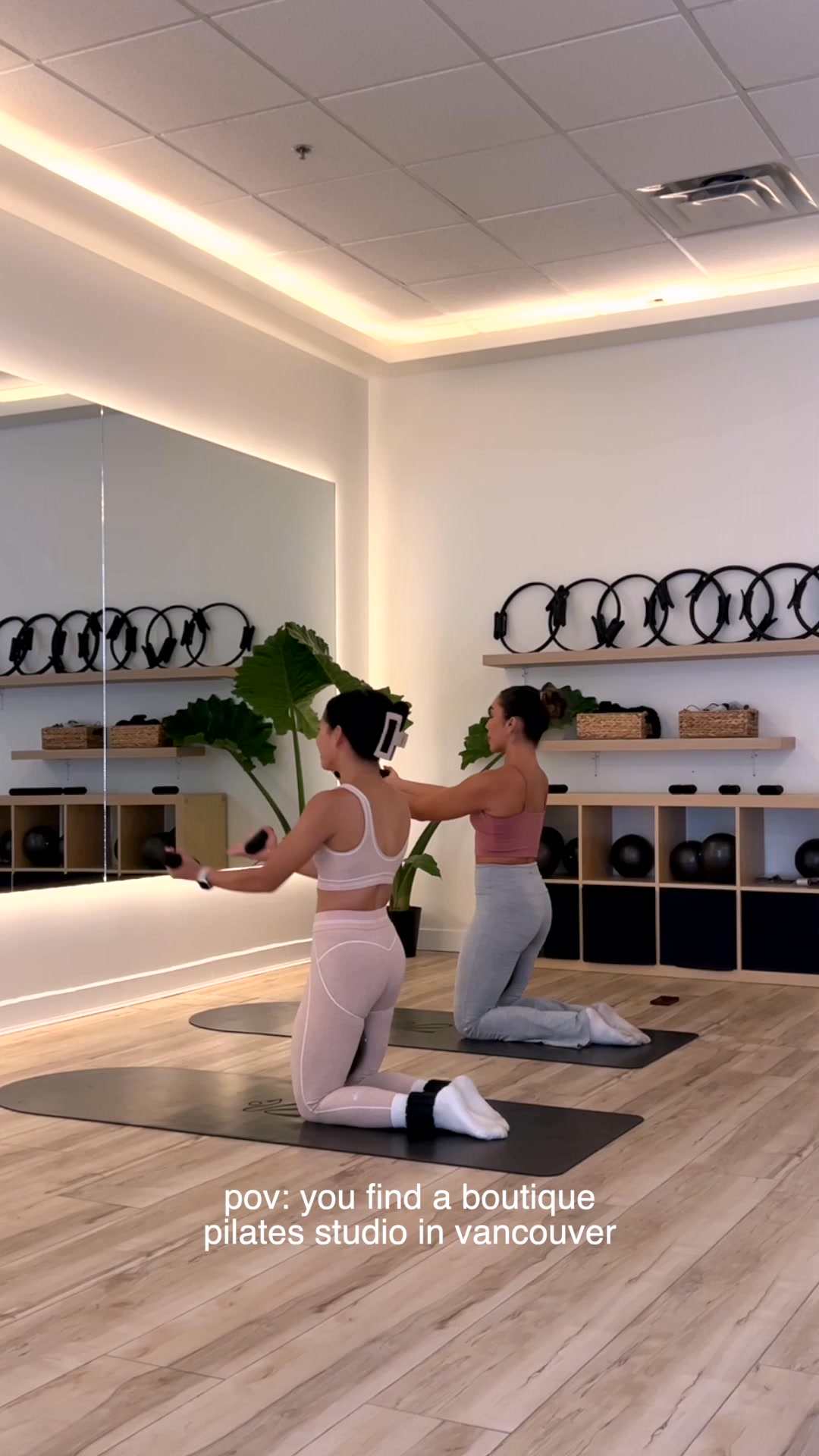 Insoul Pilates Facebook ad: book your next class