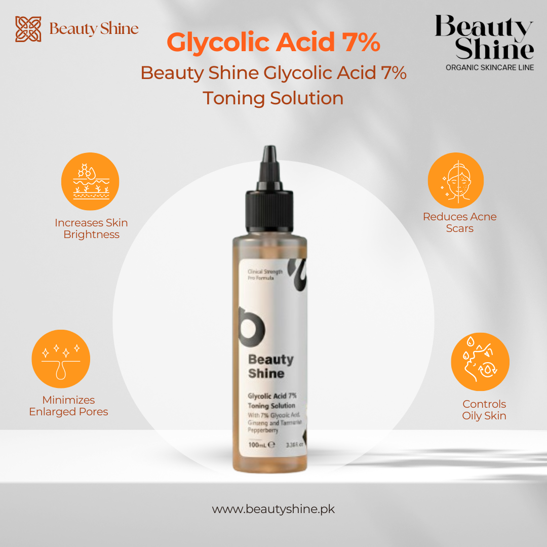 Beauty Shine Facebook ad: Clearer • Brighter • Smoother skin