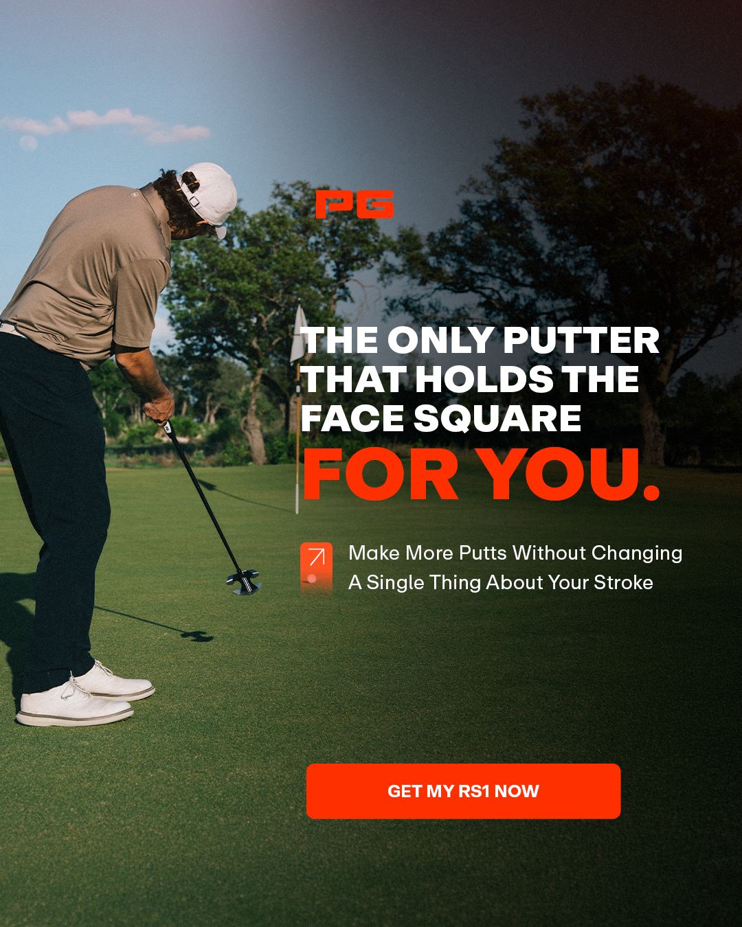 Performance Golf Facebook ad