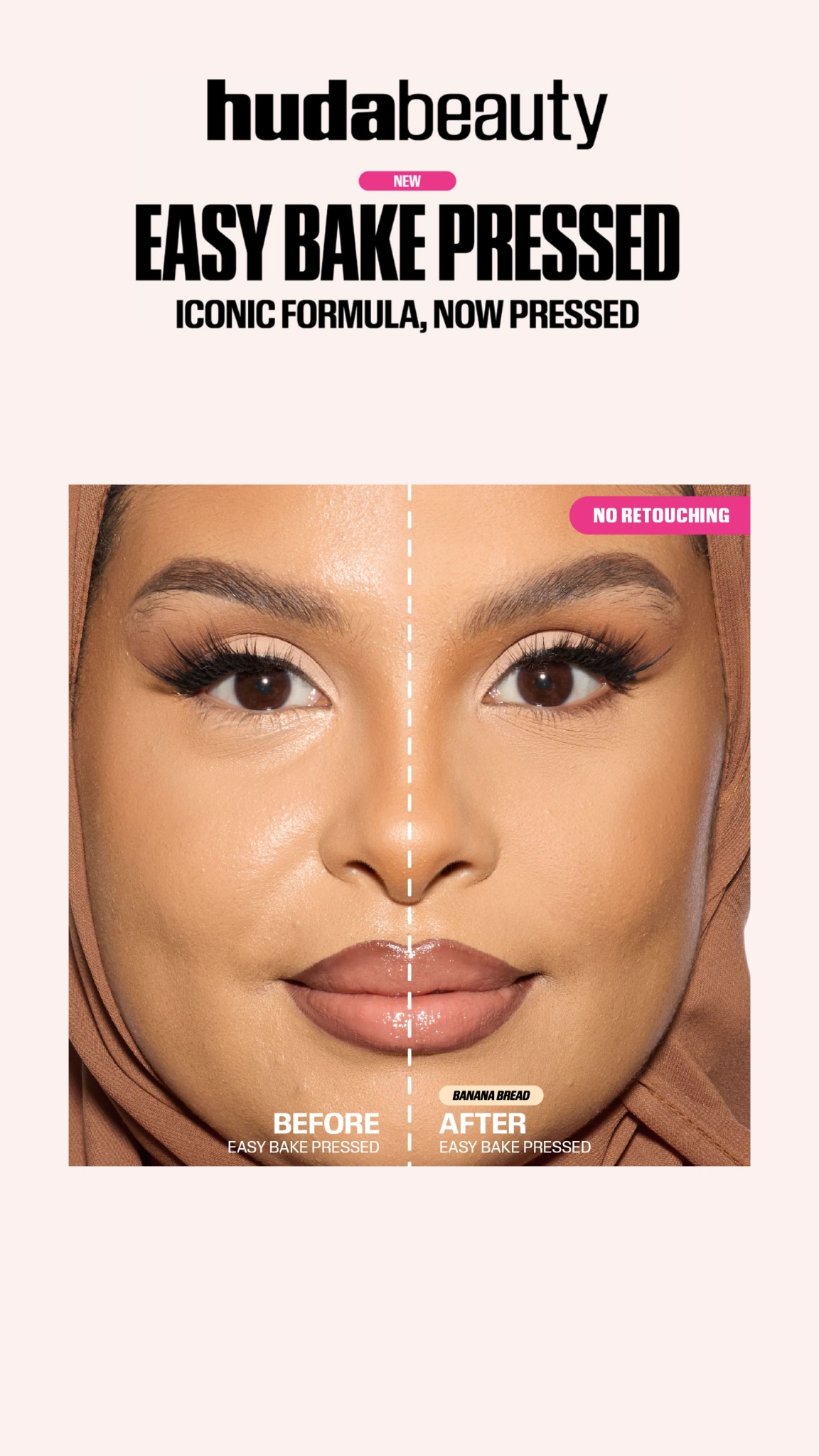 Luxasia Indonesia Facebook ad: The New Easy Bake Pressed Powder