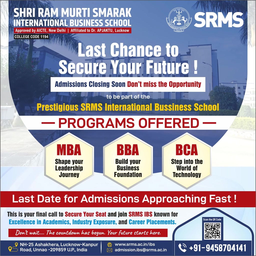 SRMS International Business School - SRMS IBS Facebook ad
