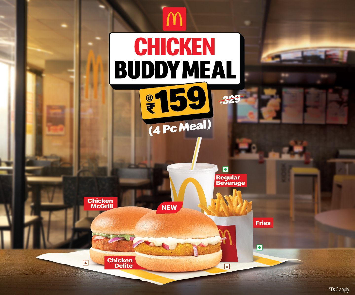 McDonald's India Facebook ad from Jul 23, 2026