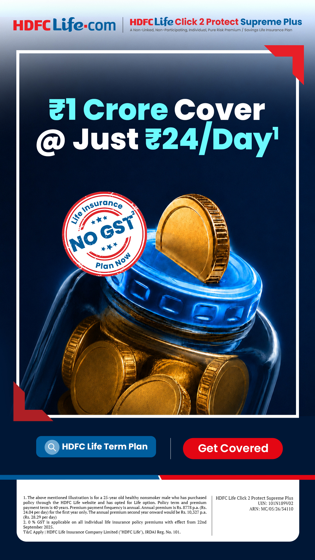 HDFC Life Facebook ad