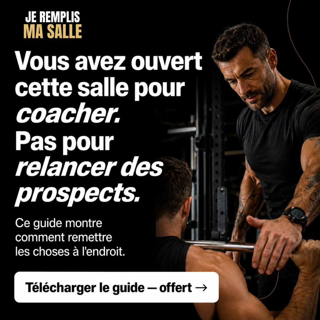Je Remplis Ma Salle Facebook ad: Vous ne manquez pas de clients. Vous manquez d'un système.