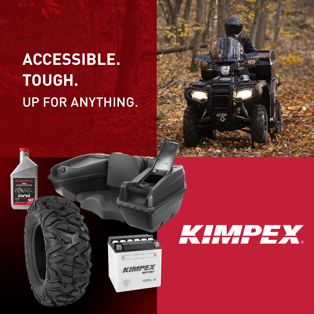 Kimpex Facebook ad: ATV/UTV Parts and Accessories