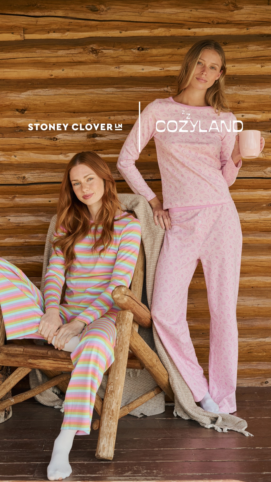 Stoney Clover Lane Facebook ad: Your New Favorite Pajamas Are Here