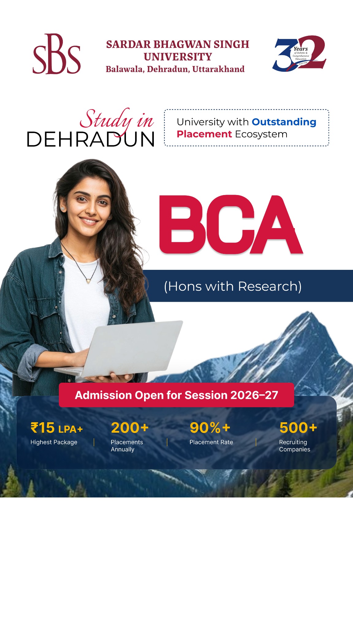 Sardar Bhagwan Singh University Facebook ad from Jun 3, 2026