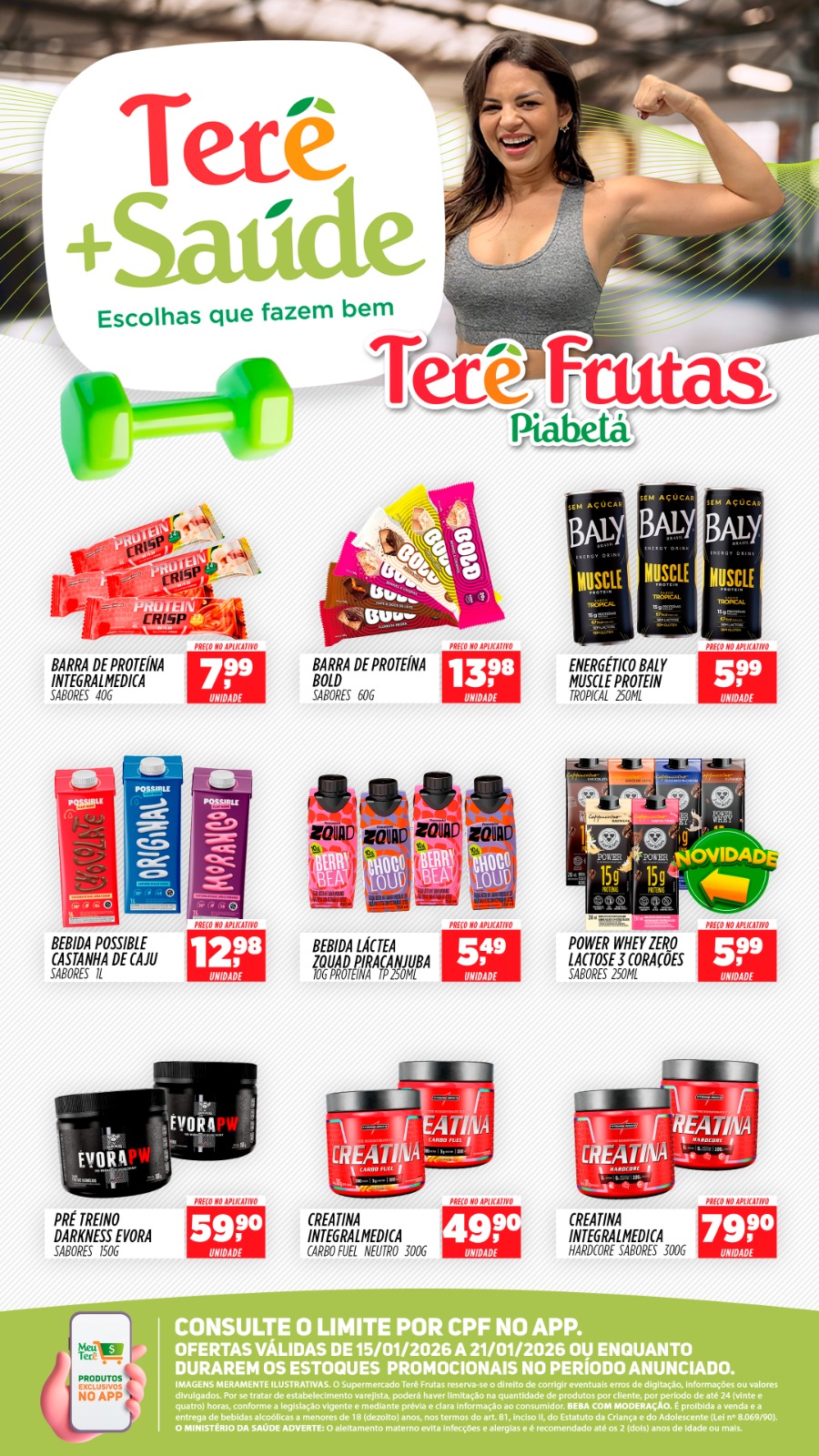 Super Terê Frutas Piabetá Facebook ad