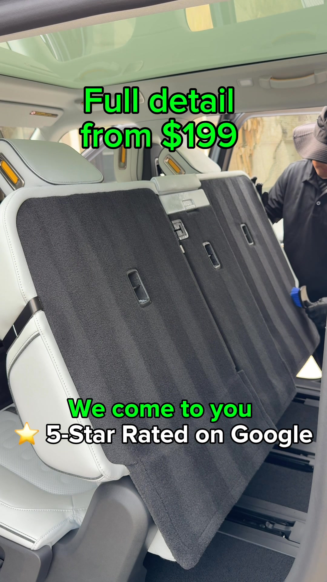Pureline mobile detailing Facebook ad: Full detail from $199.99