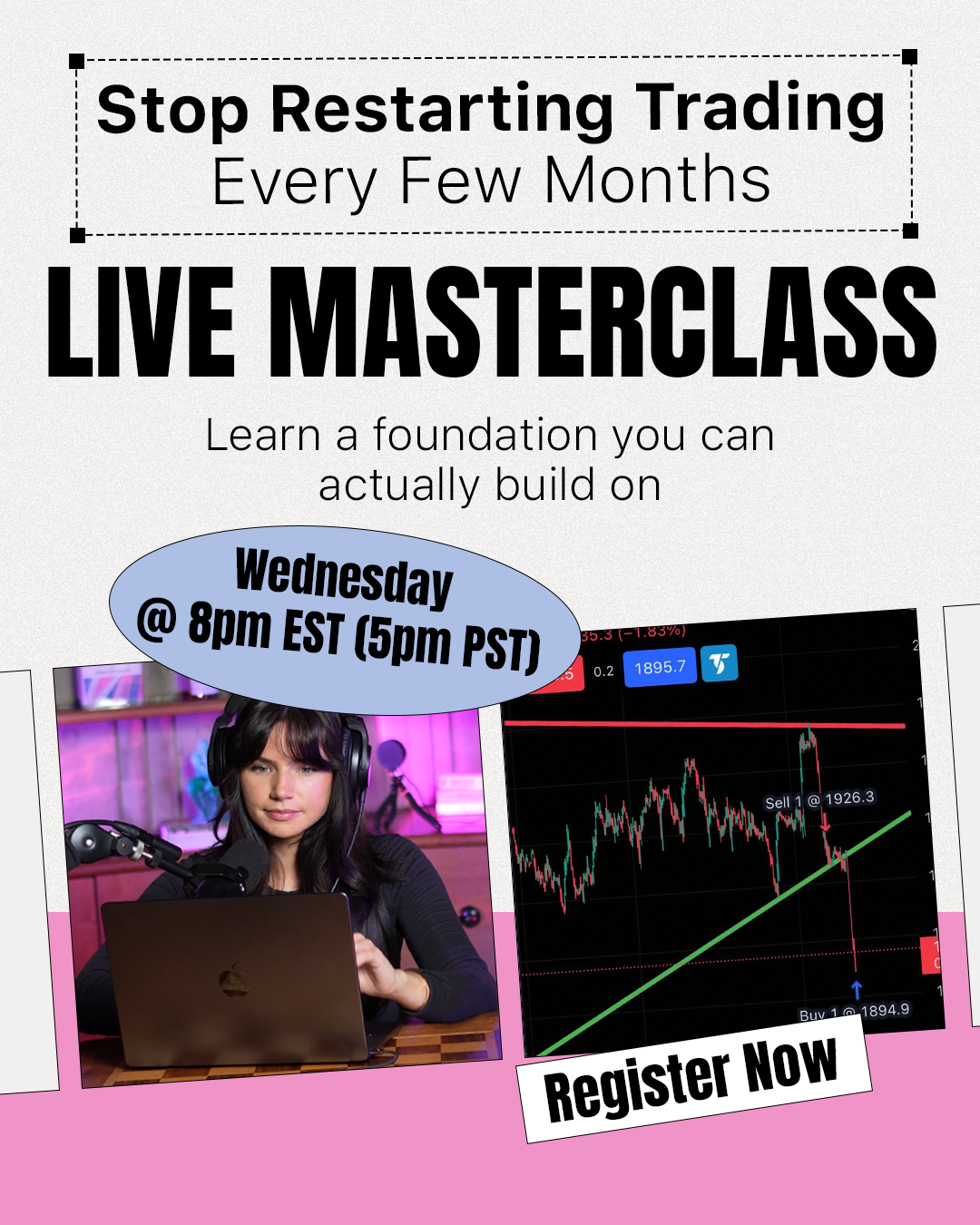 Tori Trades Facebook ad