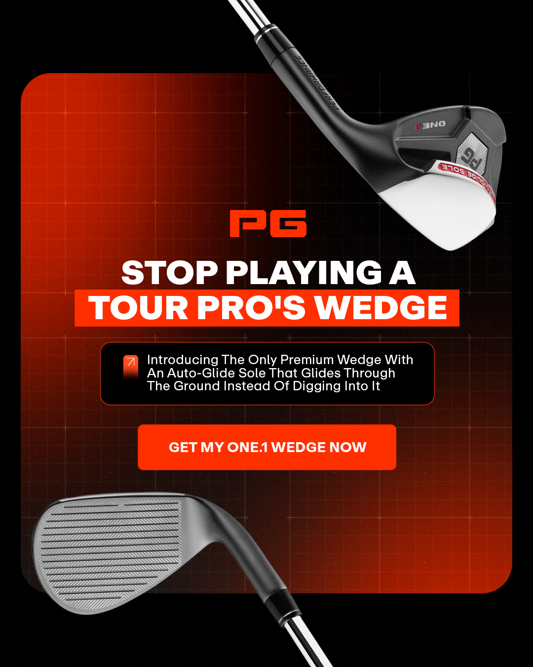 Performance Golf Facebook ad