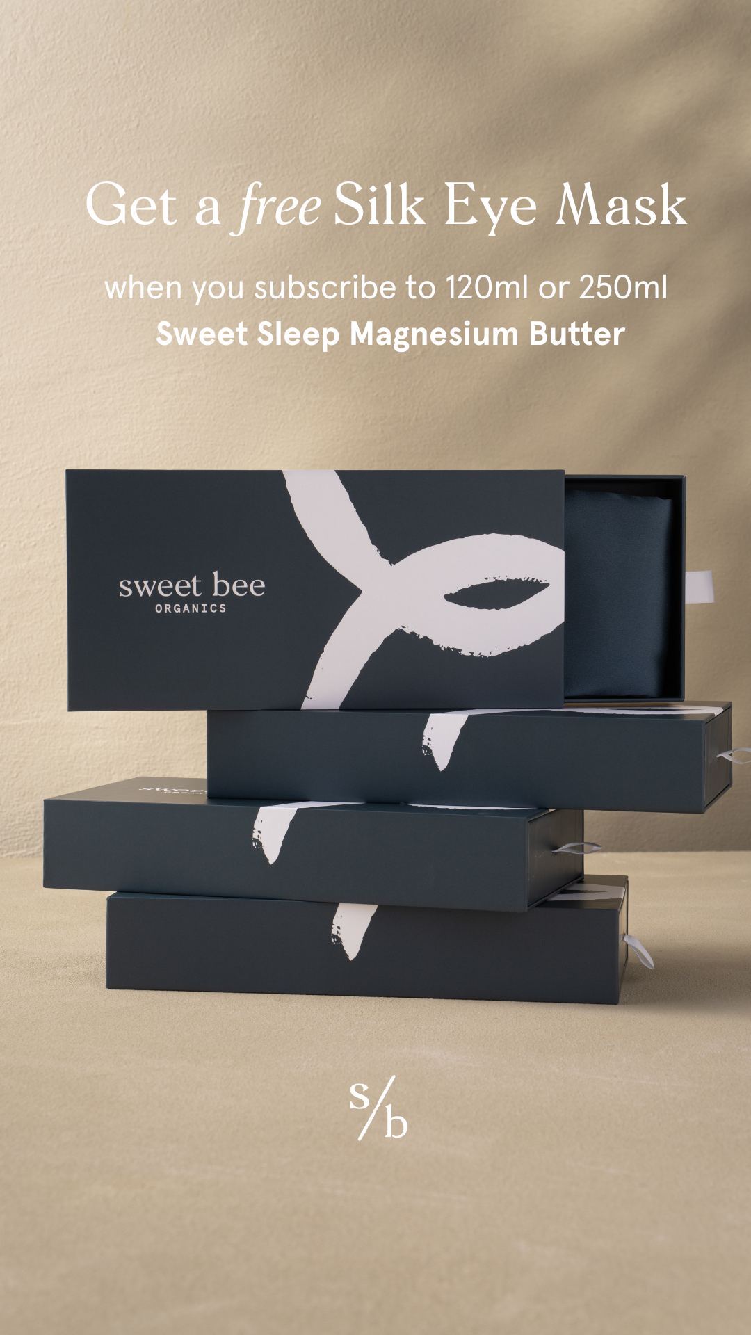 Sweet Bee Organics Facebook ad
