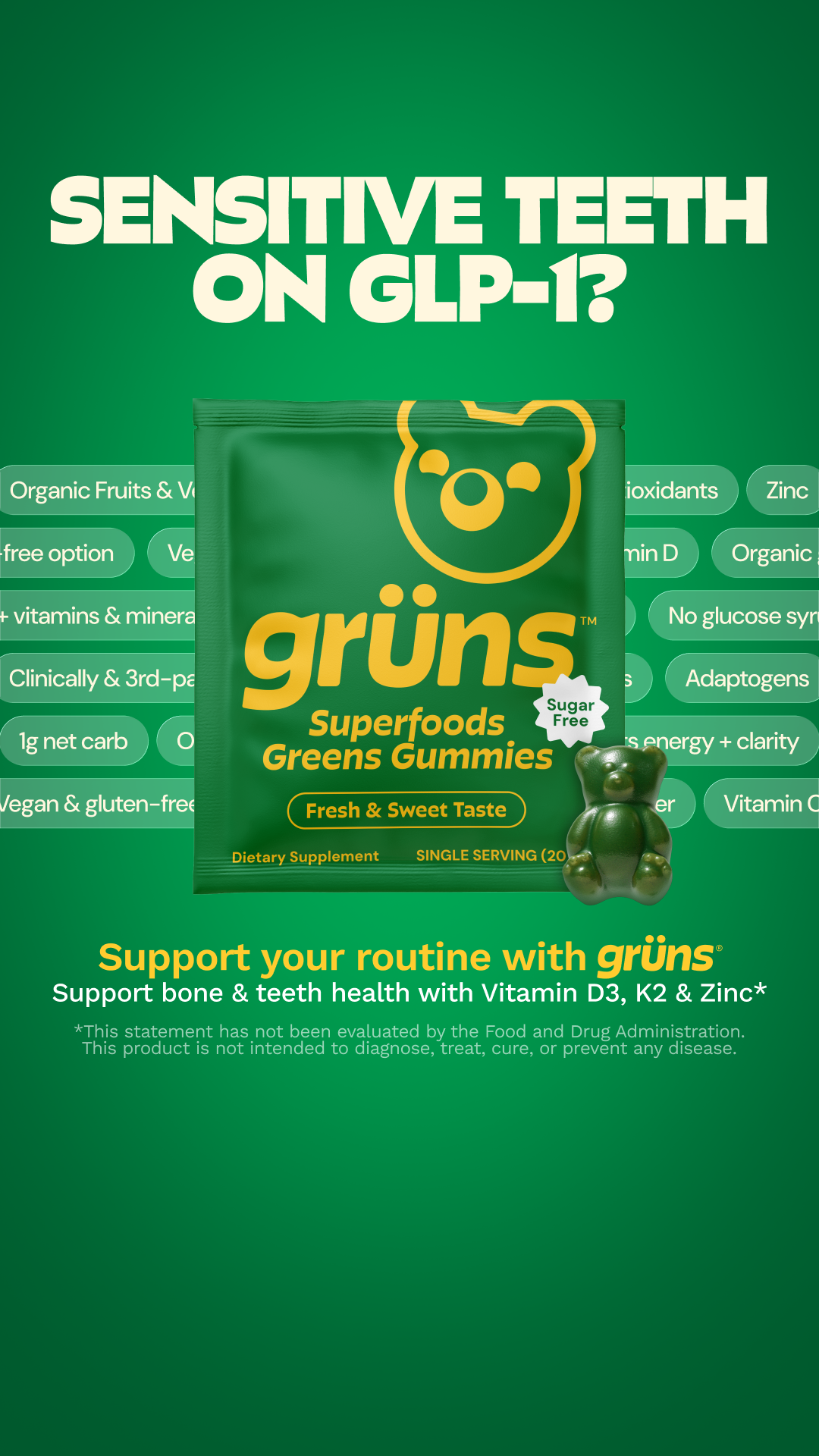 Grüns Facebook ad
