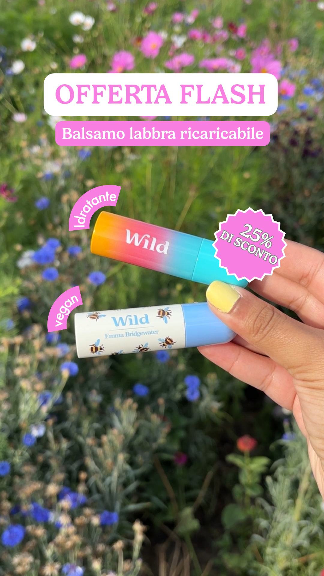 Wild Facebook ad: Offerta Flash, -25% con il codice SALE25