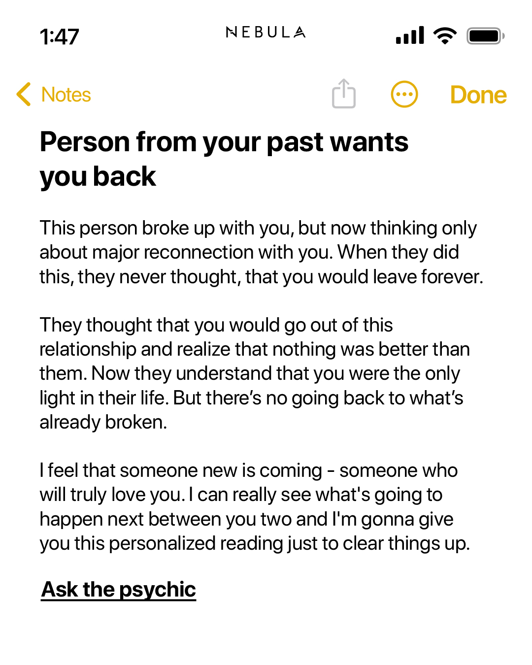 Your Relationship Advisor Facebook ad