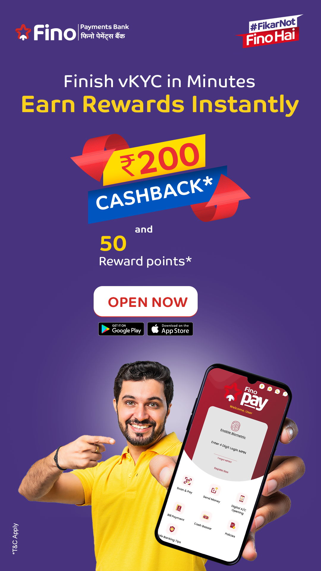 Fino Payments Bank Facebook ad