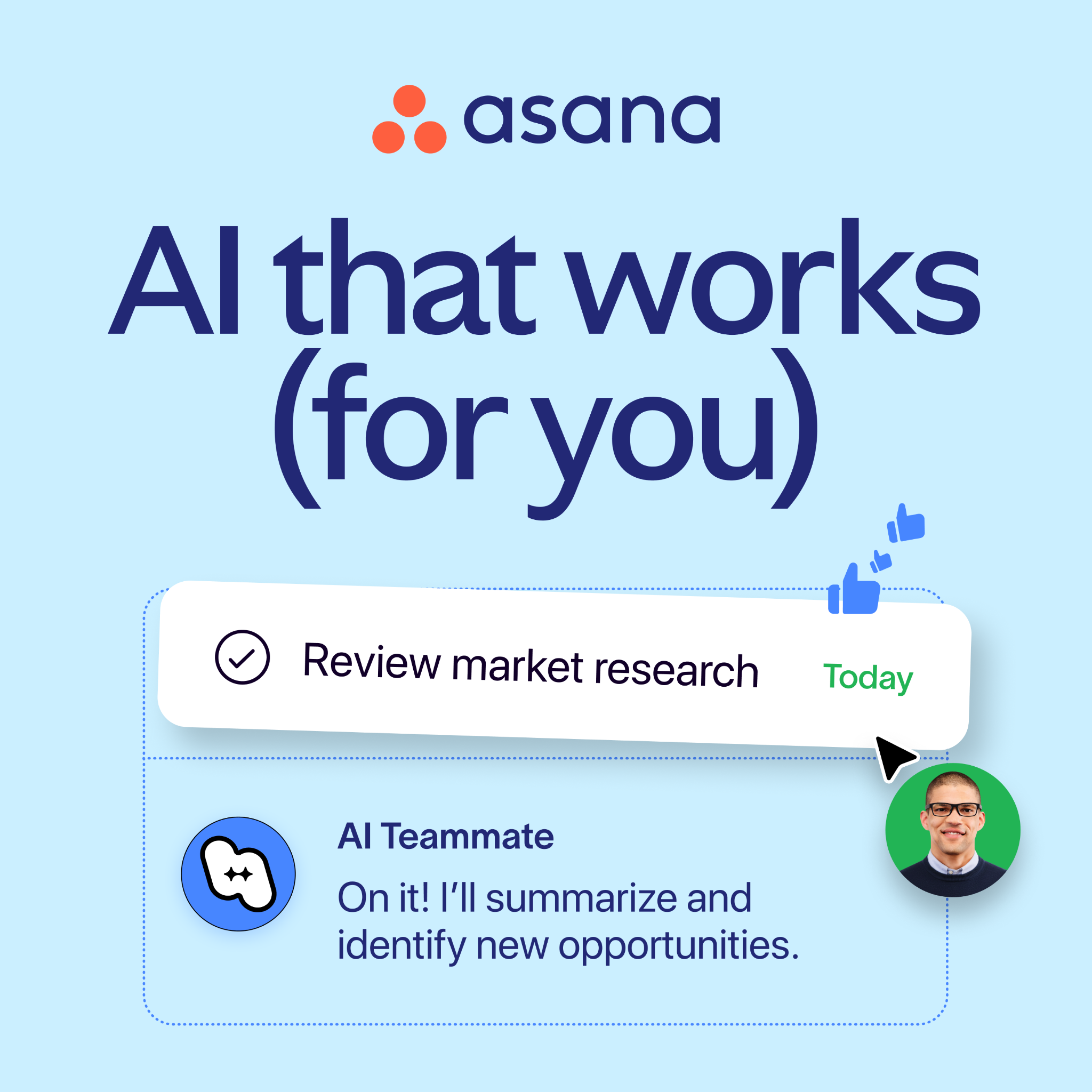 Asana Facebook ad