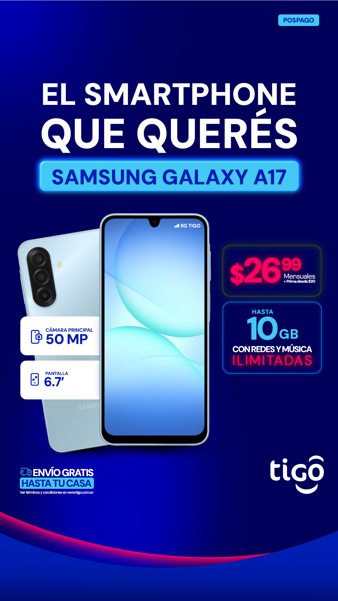 Tigo El Salvador Facebook ad