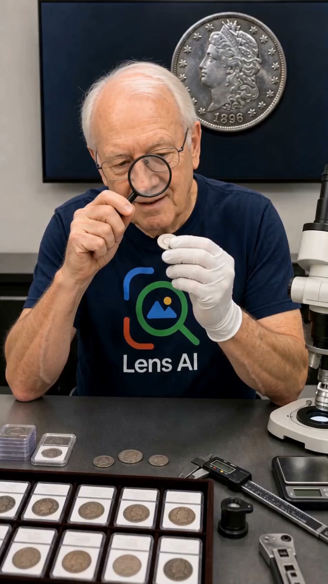 Lens - Reverse Image Search Facebook ad: Instantly identify and check market value with Lens AI!