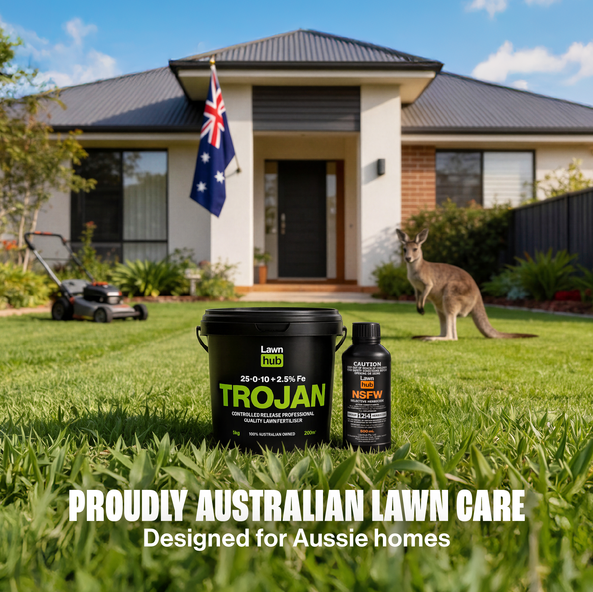 TheLawnHub Facebook ad