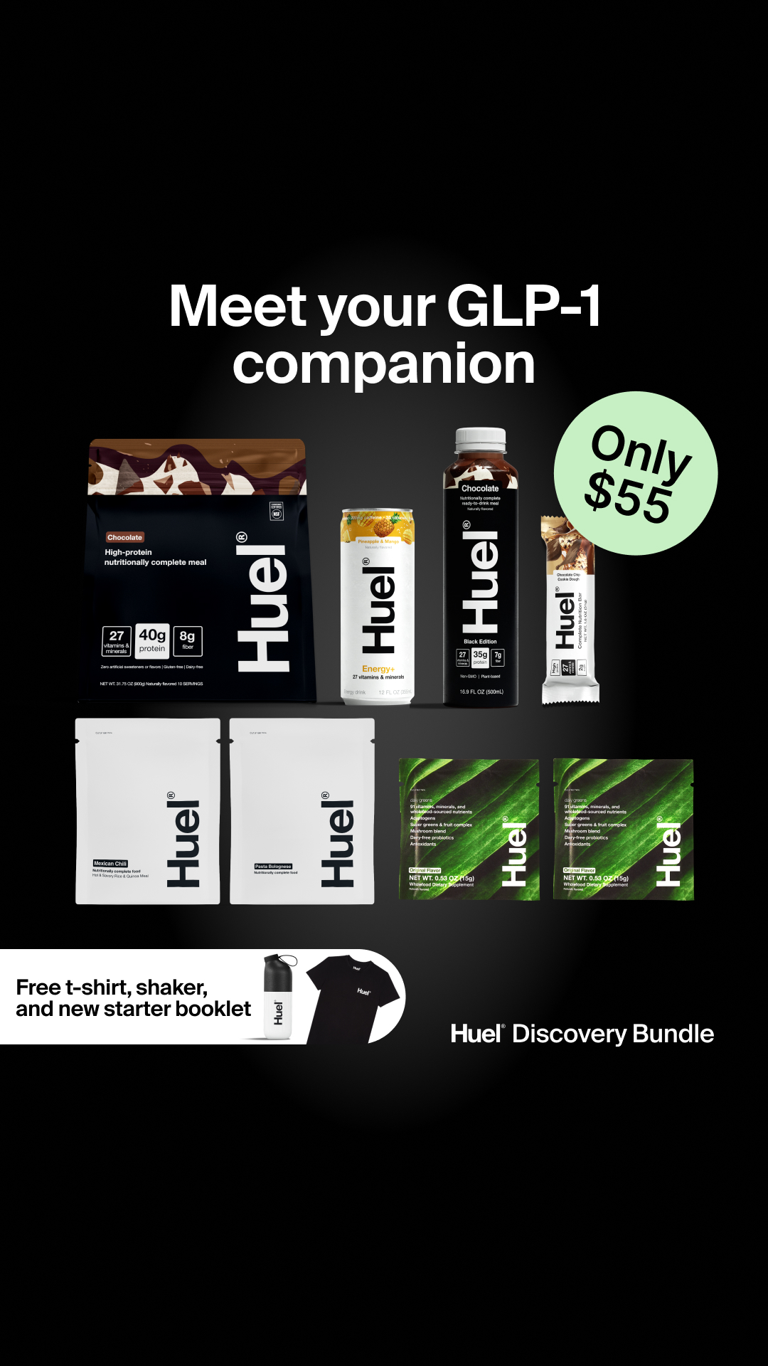 Huel Facebook ad