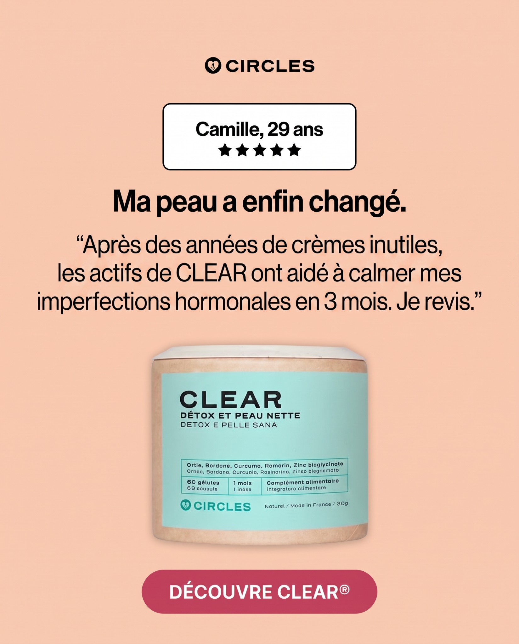 Circles Facebook ad