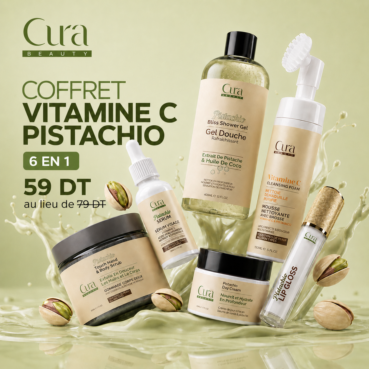 Cura Beauty Facebook ad