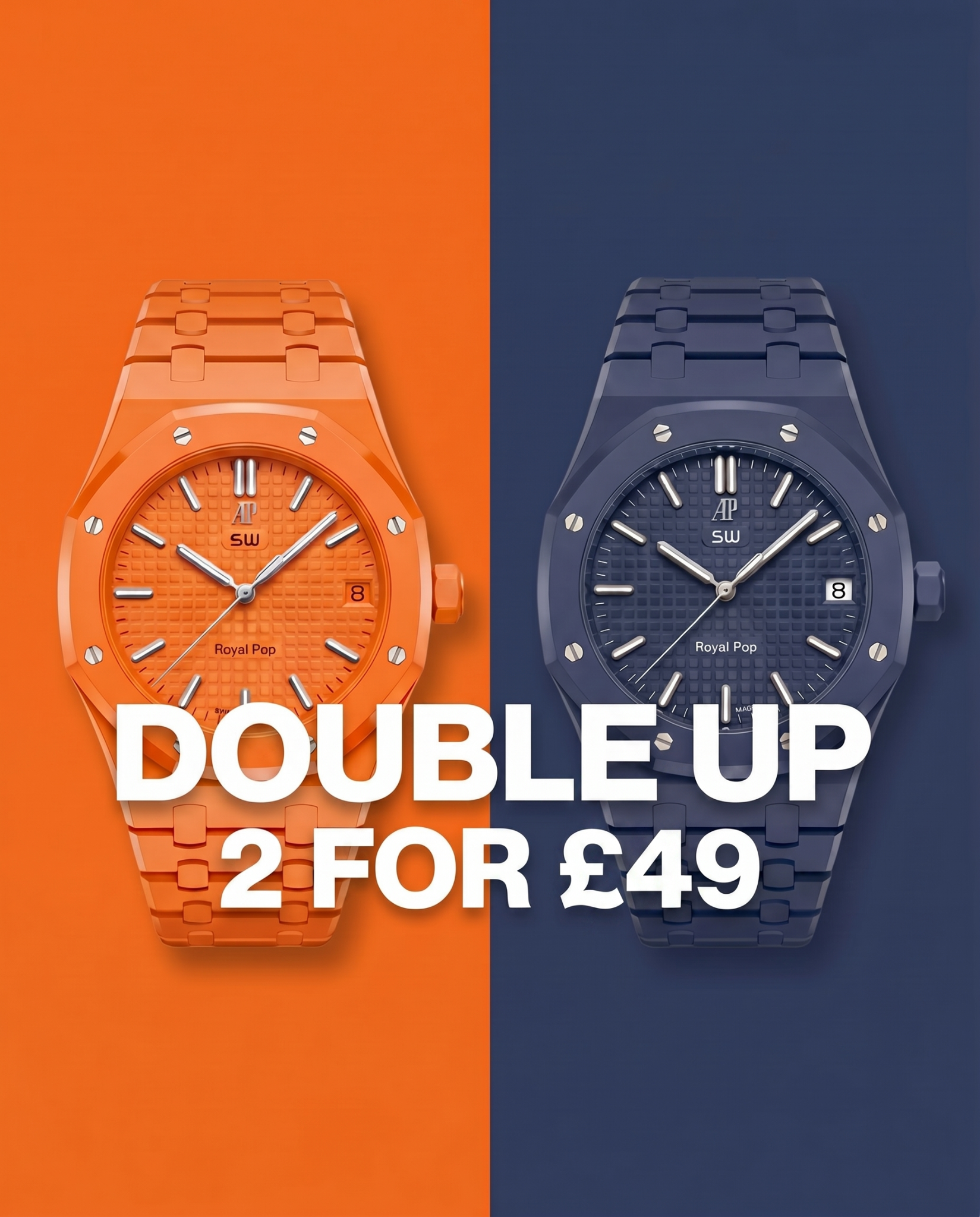 Lorinwatch Facebook ad: 2 Luxury Watches - £49