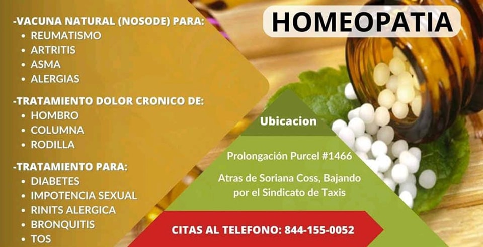 Dr Rafael Marquez Homeópata Facebook ad: HOMEOPATIA