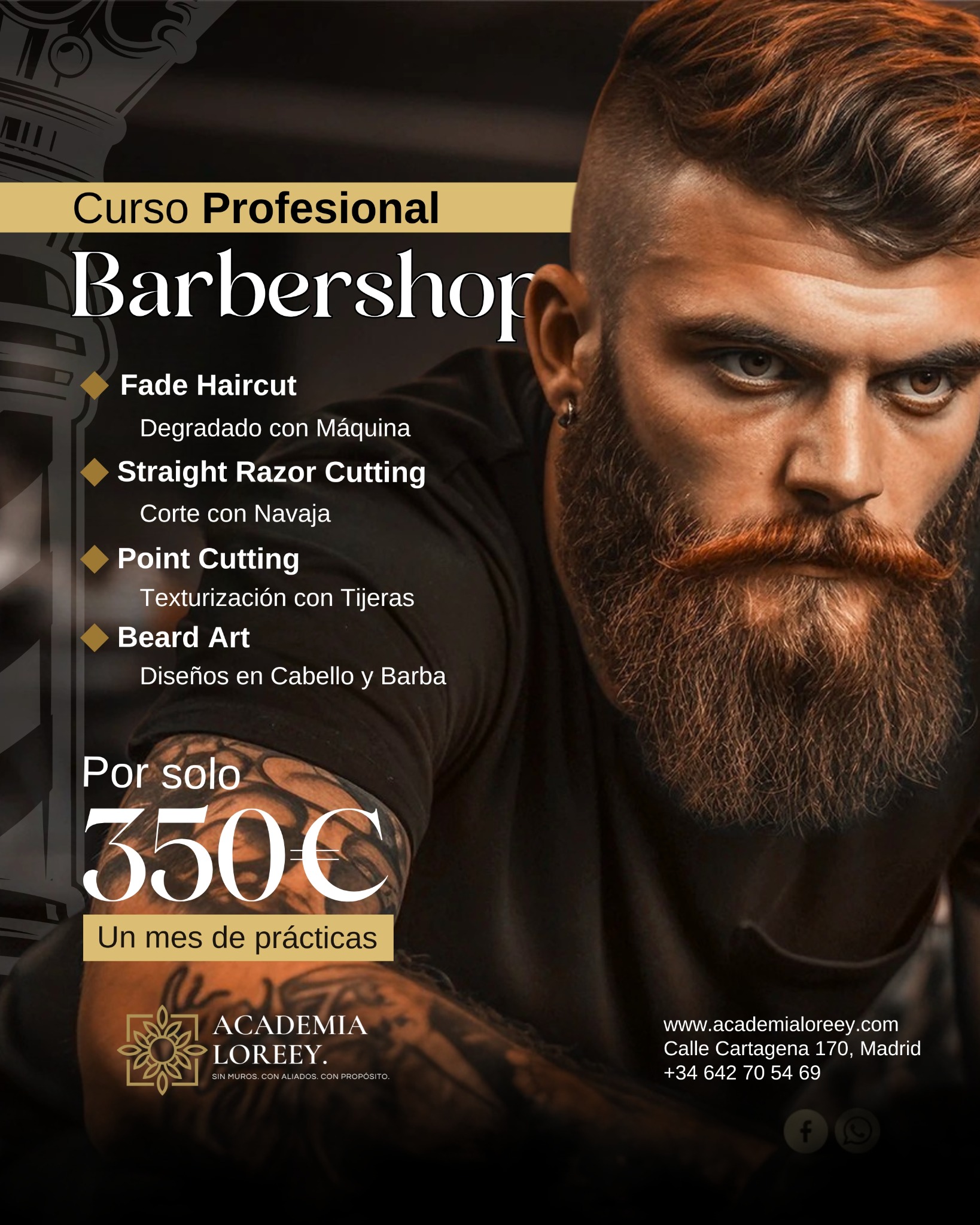 Academia Loreey Facebook ad