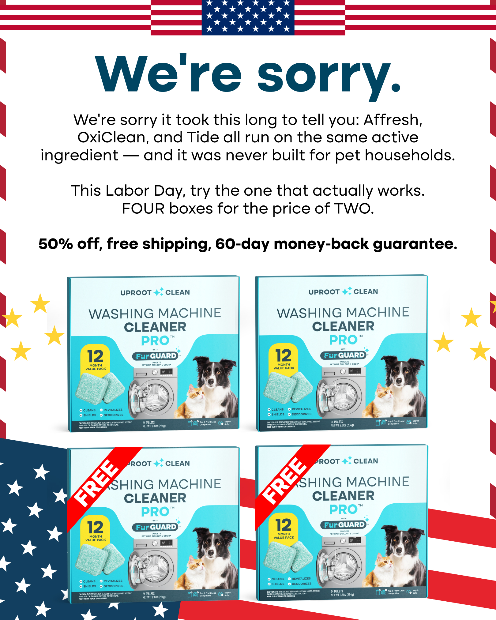 Uproot Clean Facebook ad: LABOR DAY SALE - Our Biggest Deal of the Year Is Live