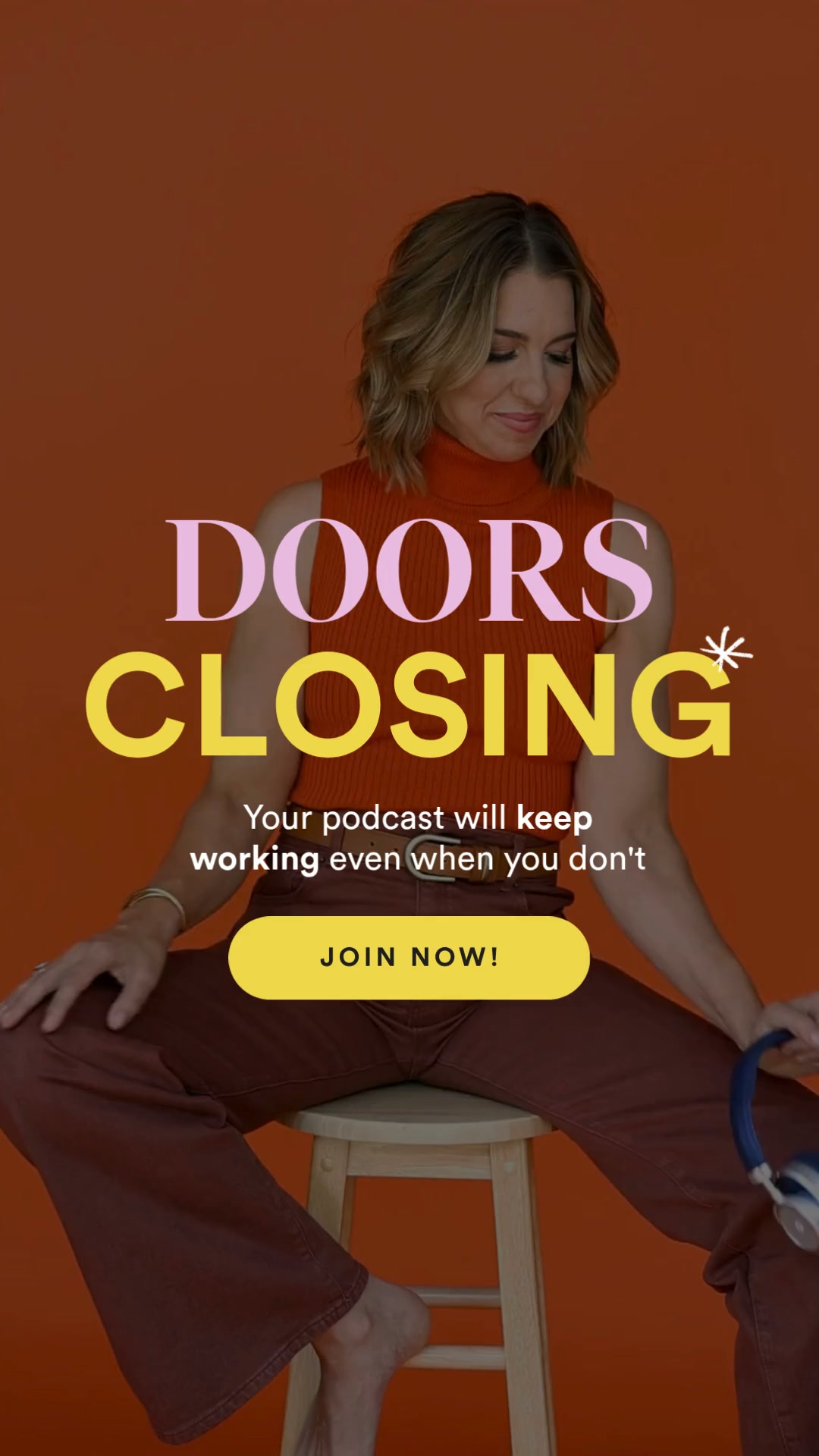 Jenna Kutcher Facebook ad: Build Your Podcast With a Proven Plan