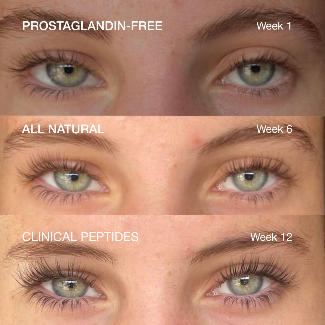 Xali Organics Facebook ad: Hormone conscious lash care.