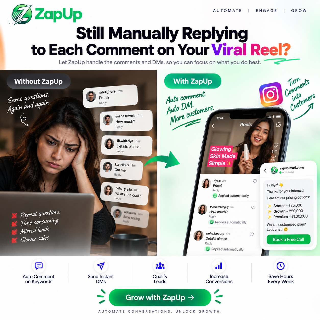 ZapUp Facebook ad