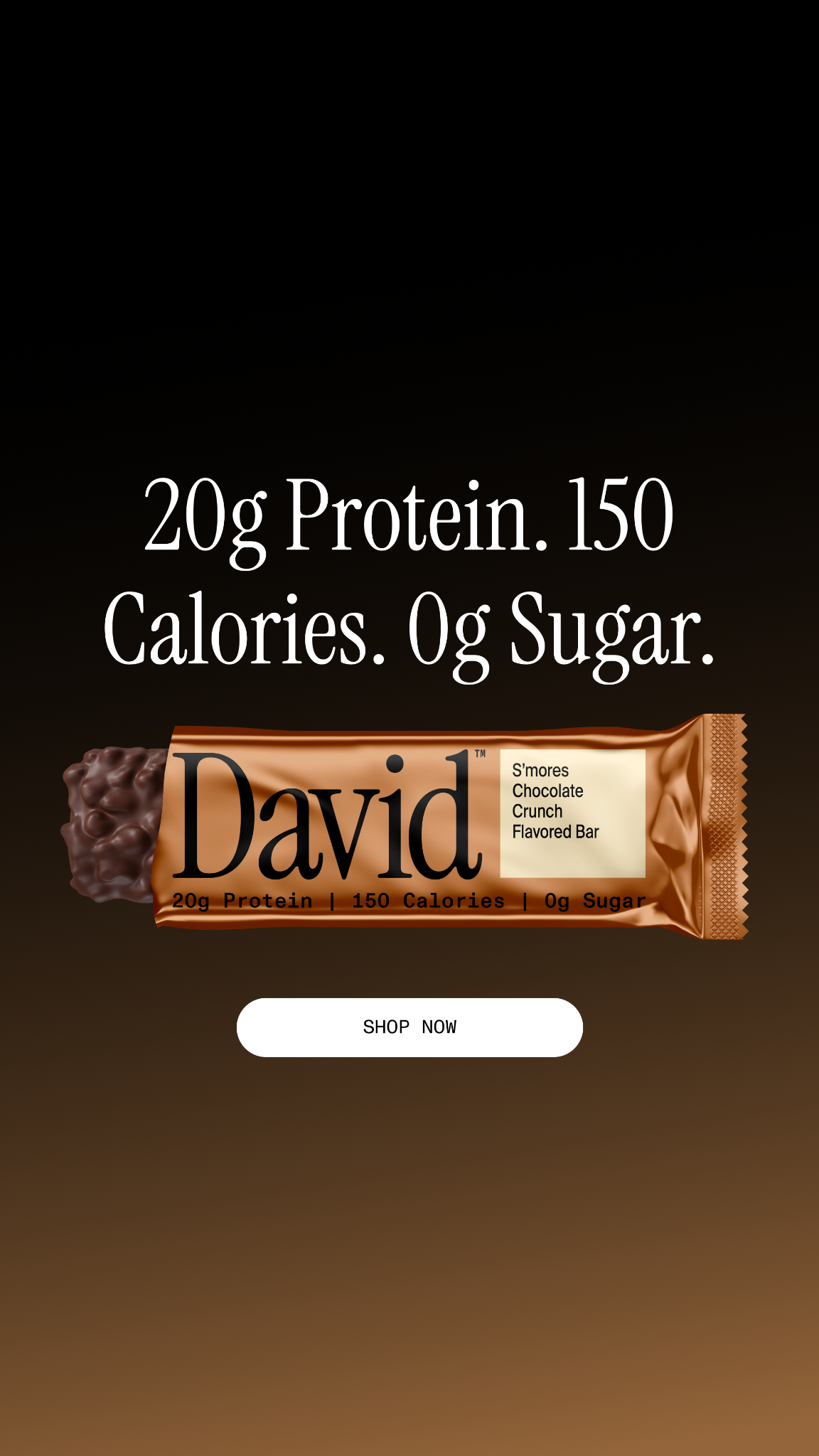 David Protein Facebook ad