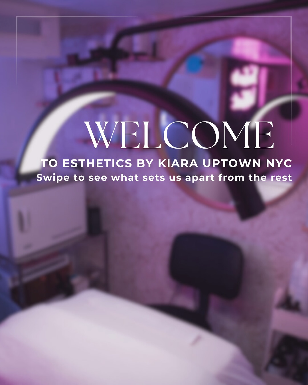 Estheticsks Facebook ad: WHAT SETS US APART