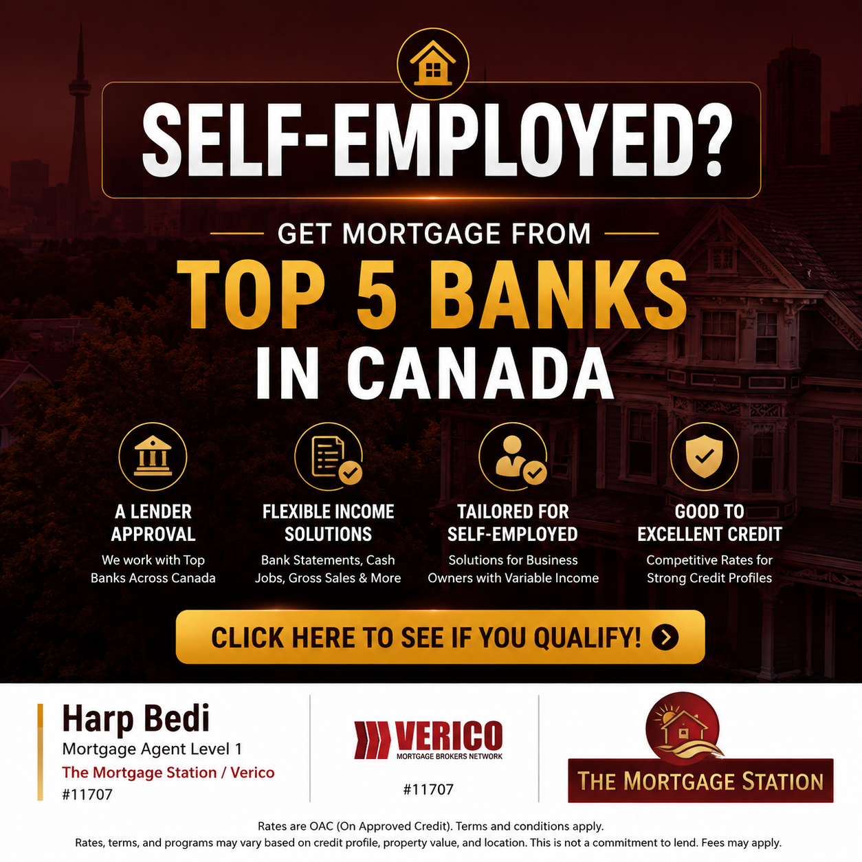 Harp Bedi-Mortgage Agent Facebook ad