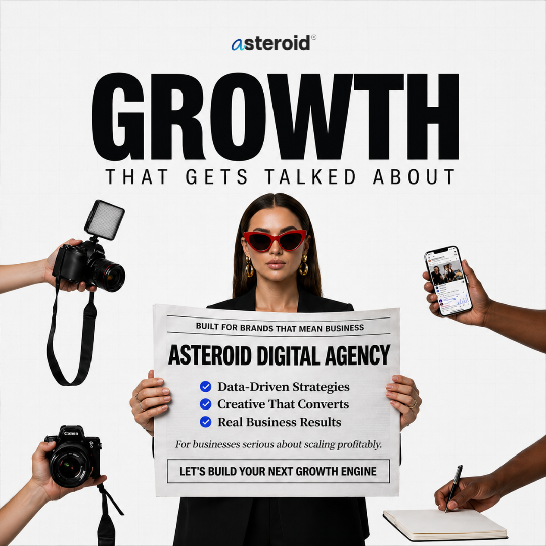 Asteroid Agency Facebook ad: Scaling isn’t about spending more.