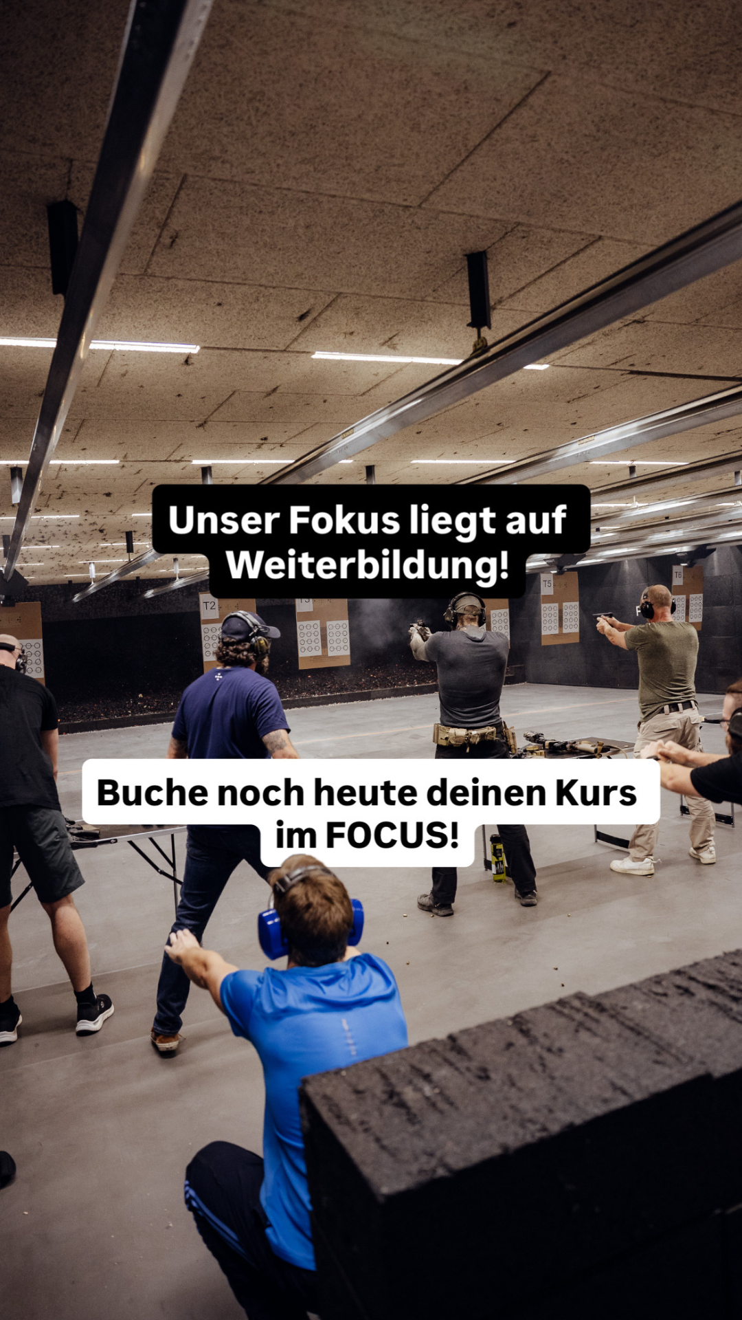 FOCUS Range / Jagd- und Schießsportzentrum Traiskirchen Facebook ad: Buche noch heute deinen Kurs!