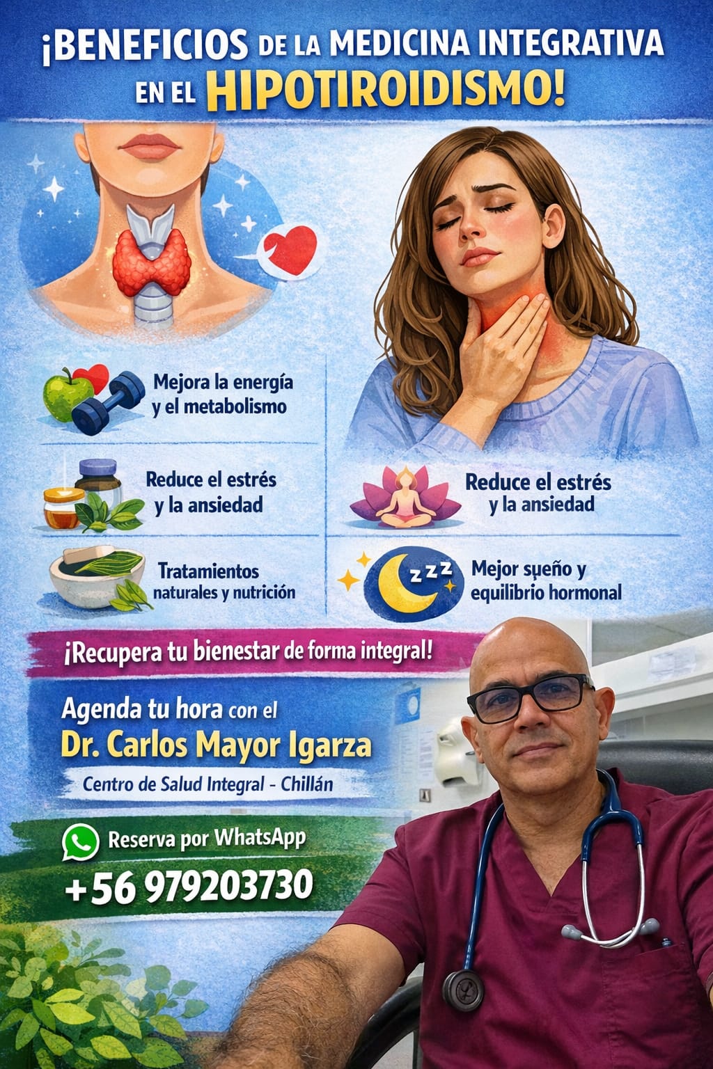 Centro Integral de Salud Facebook ad: Es muy común y frustrante sentirse mal a…
