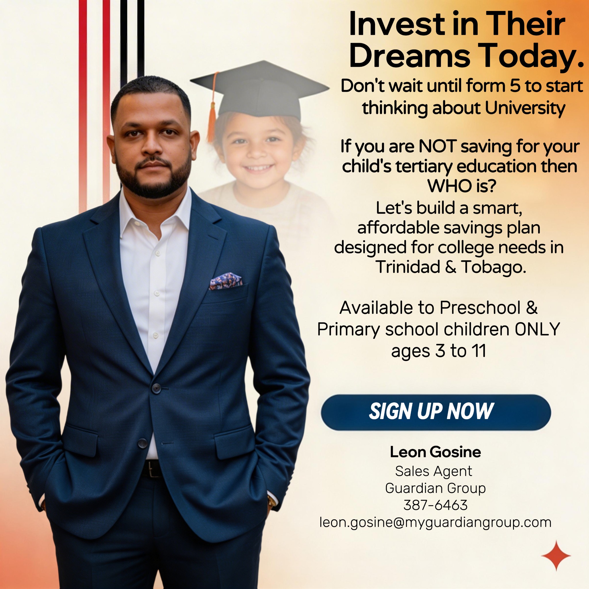 Leon Gosine - Life Guardian Facebook ad from Jul 6, 2026