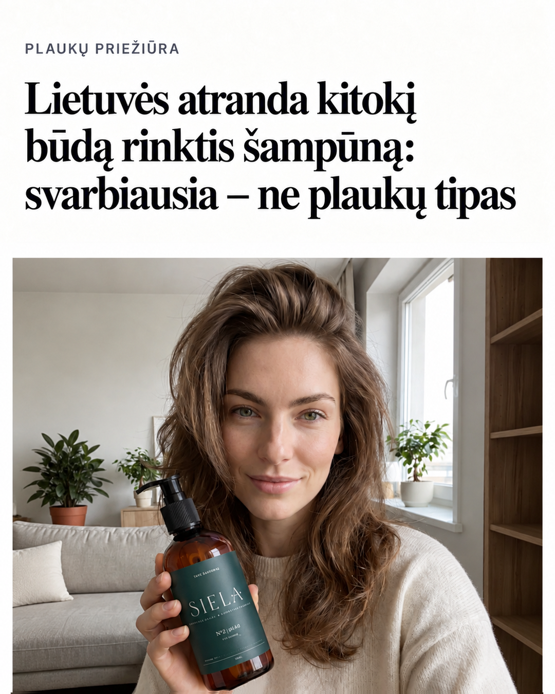 Tavo Šampūnas Facebook ad