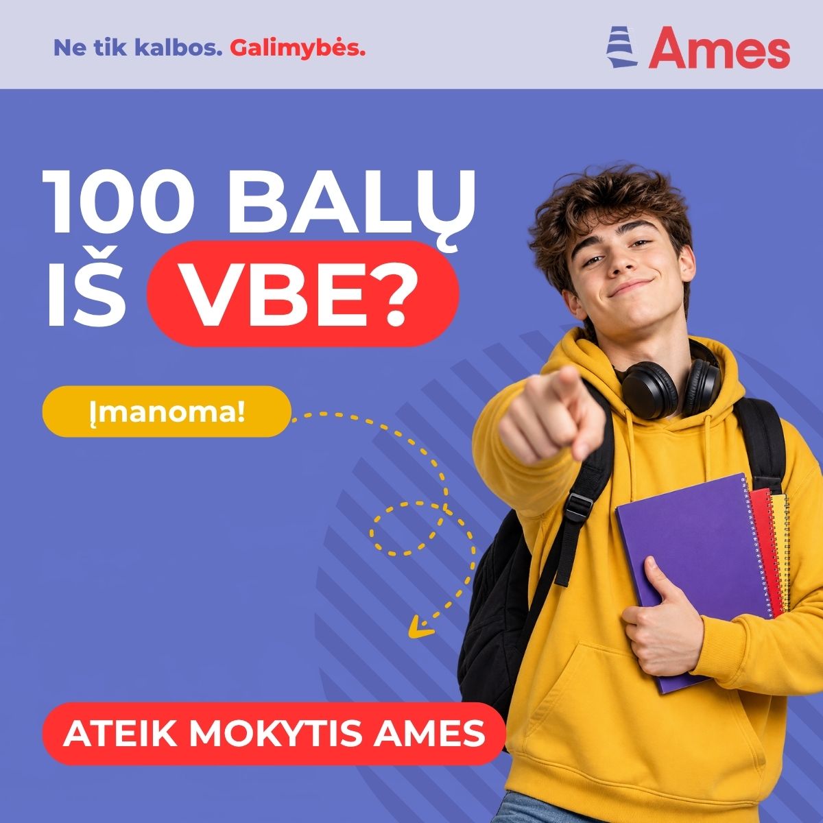 AMES Education Facebook ad