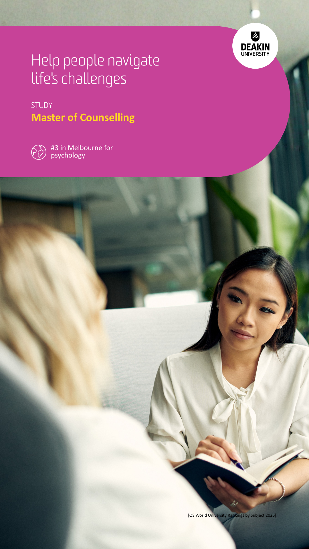 Deakin University South Asia Facebook ad