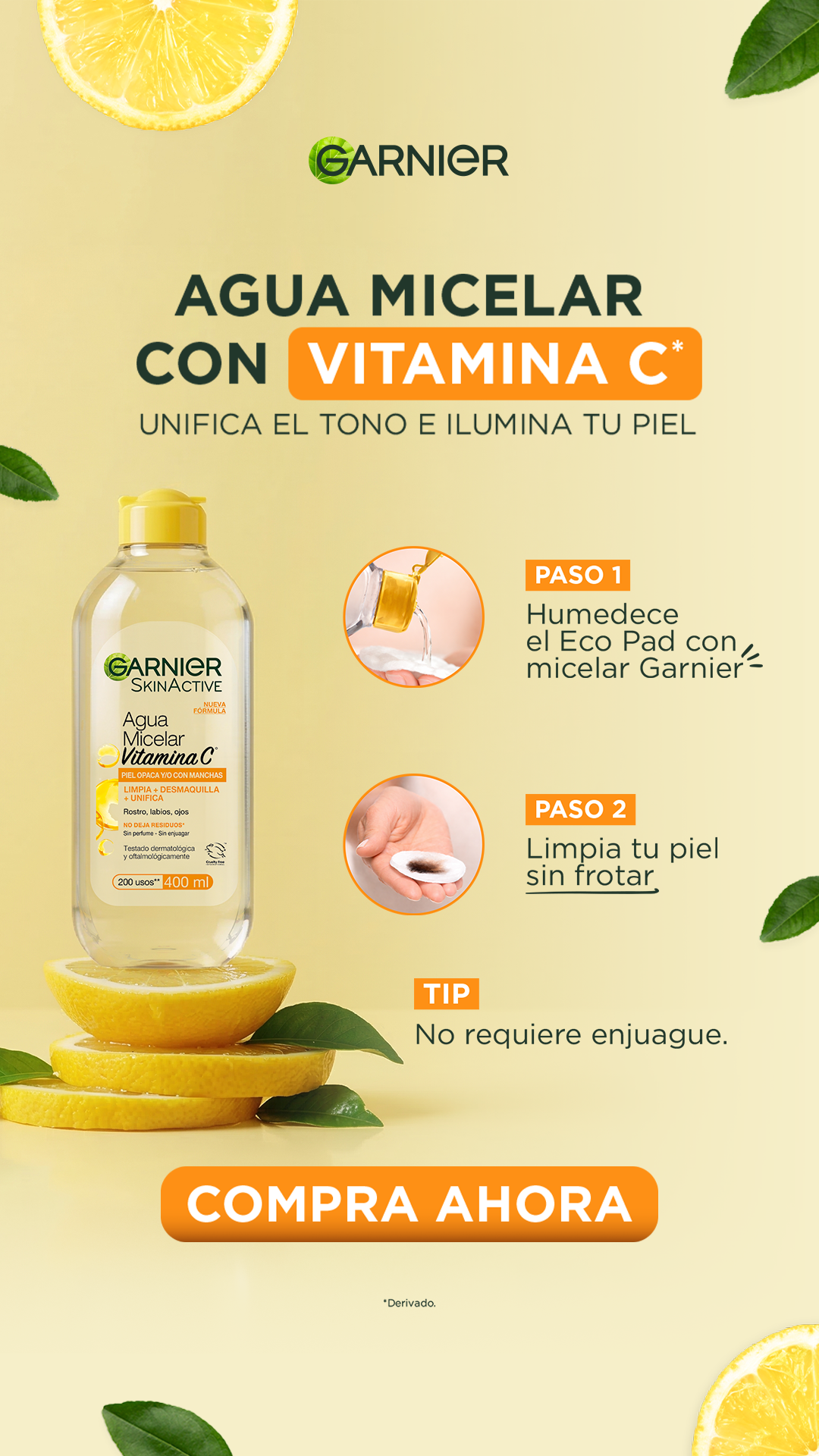 Garnier Colombia Facebook ad