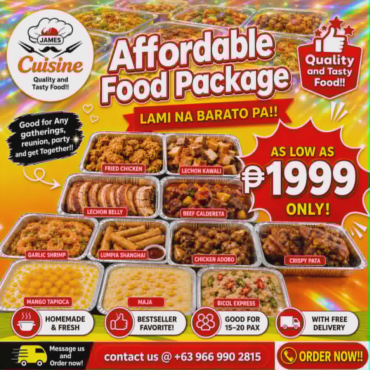 James Cuisine Facebook ad